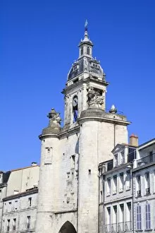 Images Dated 3rd June 2010: The Great Clock Tower, La Rochelle, Charente-Maritime, France, Europe