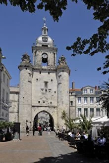 Images Dated 23rd June 2009: The Great Clock Tower, La Rochelle, Charente-Maritime, France, Europe