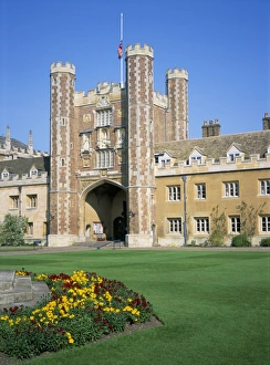 Trinity Prints: Great Court and Great Gate, Trinity College, Cambridge, Cambridgeshire