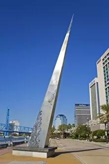 Images Dated 7th November 2008: Great Fire of 1901 Memorial by Bruce White, Jacksonville, Florida, United States of America
