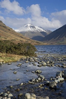 Snow Capped Prints: Great Gable 2949 ft, from Overbeck and Lake Wastwater