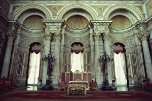 Dolmabahce Prints: Great Hall, Dolmabahce Palace, Istanbul, Turkey, Europe