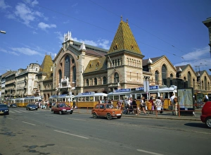 Covered Market Prints: The Great Market Hall (Nagy Vasarcsarnok) on the Pest side
