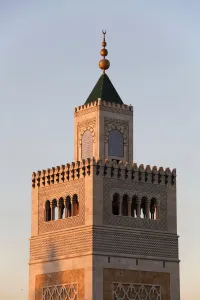 Minarets Prints: Great Mosque (Ezzitouna Mosque) minaret, Tunis, Tunisia, North Africa, Africa