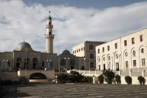 Asmara Prints: The Great Mosque (Kulafuh Al Rashidin) in the center of Asmara, Eritrea, Africa