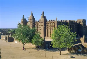 The Great Mosque Prints: The Great Mosque, the largest mud built mosque in the World, Djenne, Mali, Africa