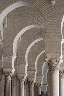 The Great Mosque of Okba, Kairouan, UNESCO World Heritage Site, Tunisia, North Africa, Africa