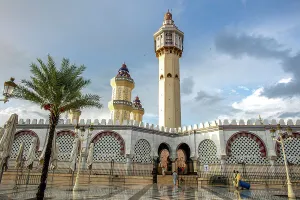 Senegal Prints: The Great Mosque in Touba, Senegal, West Africa, Africa