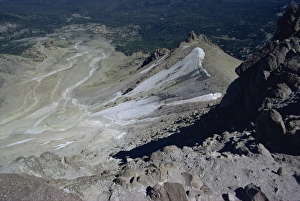 Great mudflow from summit of Lassen Volcano, 10457 ft, California, United States of America
