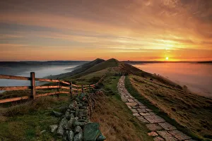 Fence Prints: The Great Ridge with a stunning sunrise