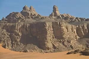 Images Dated 5th April 2010: Great Rocky mountains view in the Tassili n Ajjer, UNESCO World Heritage Site