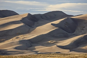 Great Sand Dunes Prints: Great Sand Dunes late in the afternoon, Great Sand Dunes National Park and Preserve