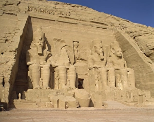 Images Dated 17th November 2008: Great Temple of Ramses II, Abu Simbel, UNESCO World Heritage Site, Nubia