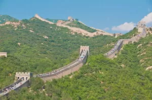 Images Dated 29th August 2010: The Great Wall of China, UNESCO World Heritage Site, Badaling, near Beijing, China, Asia