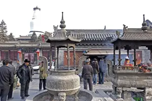 The Great White Pagoda (Da Baita), Tayuan Temple (Tayuan Si), one of Chinas most ancient Buddhist sites, Five Terrace Mountain (Wutai Shan), Shanxi