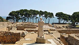 Heritage Site Prints: Greek part of the archaeological site of Empuries, Costa Brava, Catalonia, Spain, Europe