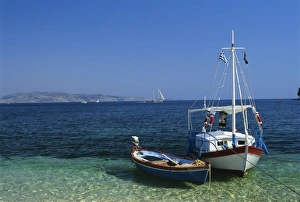 Row Boat Prints: Greek boats
