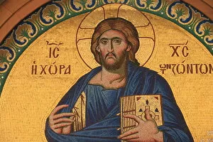 Images Dated 21st April 2006: Greek Orthodox icon depicting Jesus Christ, Thessalonica, Macedonia, Greece, Europe