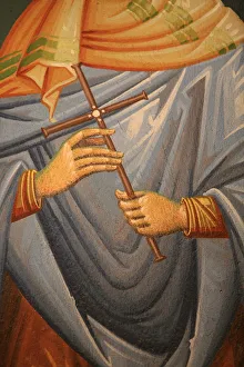 Images Dated 18th April 2006: Greek Orthodox icon detail, Thessaloniki, Macedonia, Greece, Europe