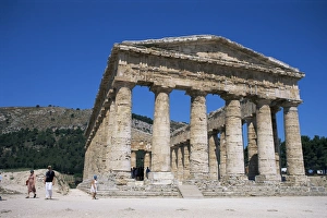 Segesta Prints: Greek temple dating from between 426 and 416 BC