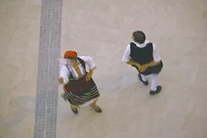 Images Dated 22nd July 2009: Greek traditional dancing in blurred motion, Greece, Europe