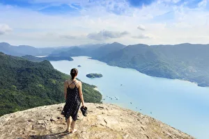 Pao De Acucar Prints: Green Coast (Costa Verde), Paraty, Saco do Mamamgua, view from Sugar Loaf (Pao de