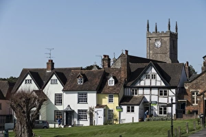The Green and St. Marys church, Marlborough, Wiltshire, England, United Kingdom, Europe