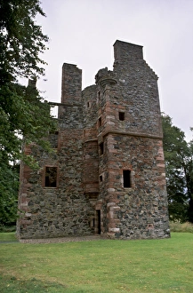 Berwickshire Prints: Greenknowe tower, 1581