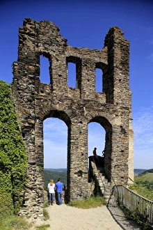 Grevenburg Castle Ruin, Traben-Trabach, Moselle Valley, Rhineland-Palatinate, Germany