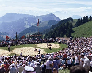 Images Dated 14th January 2000: Grosses schiving und alperfest auf rige - staffel