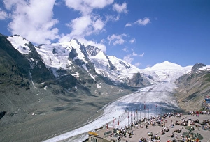 Gross Glockner Prints: Grossglockner glacier, the longest glacier in Europe, Hohe Tauern National Park