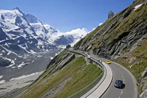 Curved Prints: Grossglockner High Alpine Road at Emperor Franz Joseph Height (Kaiser-Franz-Josefs Hohe)