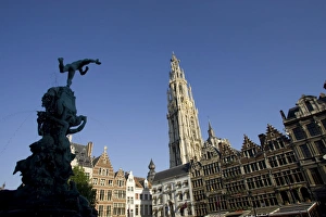 Antwerp Prints: Grote Markt (Market Square), Antwerp, Belgium, Europe