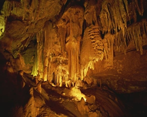 Caves Prints: Grottes de Lacave, Dordogne, France, Europe