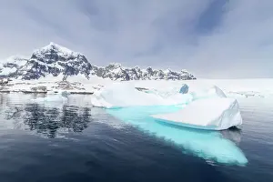 Dramatic Scenery Prints: Grounded iceberg near Wiencke Island in the Palmer Archipelago