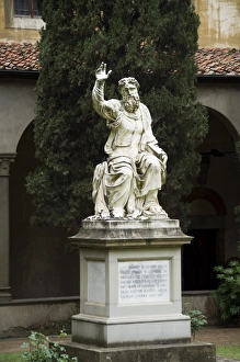 Santa Croce Prints: In the grounds of Santa Croce church
