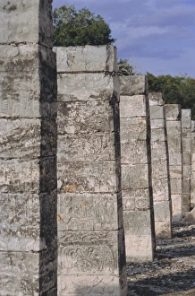 Chichen Itza Prints: The group of a thousand columns