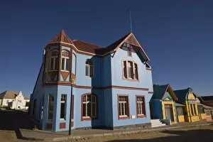 Images Dated 12th June 2008: Grunewald House, Bergstrasse, Luderitz, Namibia, Africa