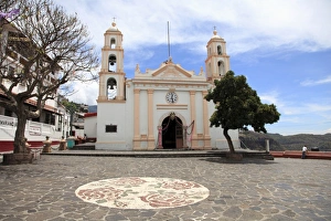 Pilgrimage Site Prints: Guadalupe Chapel, Church of Ojeda, a major pilgrimage site, Taxco, Guerrero State