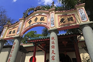 Chinatown Prints: Guan Yin Chinese Temple, Chinatown, Kuala Lumpur, Malaysia, Southeast Asia, Asia