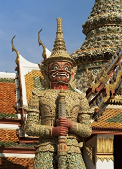 Grand Palace Prints: Guardian statue