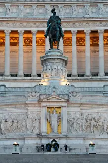 Guard Prints: Guards at the Tomb of the Unknown Soldier at the Victor Emmanuel Monument at night