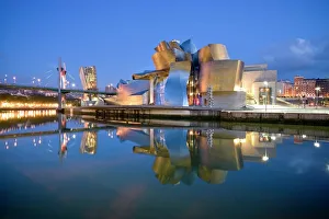 Metallic Prints: Guggenheim Museum, Bilbao, Euskal Herria, Euskadi, Spain, Europe