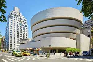 Roads Prints: Guggenheim Museum of Modern and Contemporary Art by Architect Frank Lloyd Wright