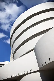 Guggenheim Museum Prints: Guggenheim Museum, Modernist architecture designed by Frank Lloyd Wright