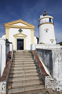 Guia Lighthouse and Chapel of Our Lady Guia, Macau, China, Asia