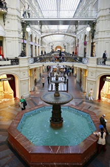 Russian Prints: GUM shopping mall, Moscow, Russia, Europe
