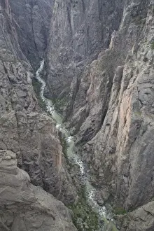 Black Canyon Prints: Gunnison River deep in the canyon from Kneeling Camel View Point