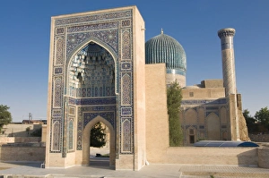 Guri Amir Mausoleum, UNESCO World Heritage Site, Samarkand, Uzbekistan, Central Asia Guri Amir Mausoleum, UNESCO World Heritage Site, Samarkand, Uzbekistan, Central Asia