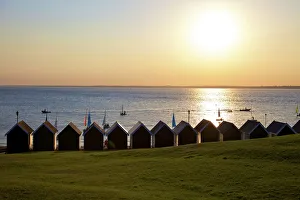 Vacations Prints: Gurnard Beach, Gurnard, Isle of Wight, England, United Kingdom, Europe